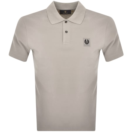 Recommended Product Image for Belstaff Short Sleeve Polo T Shirt Grey
