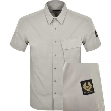 Recommended Product Image for Belstaff Scale Short Sleeved Shirt Grey