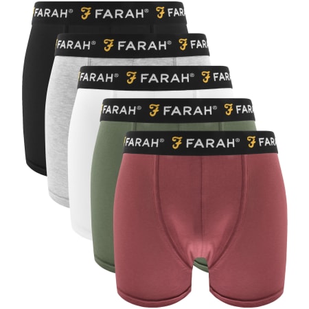 Product Image for Farah Vintage Gaveer 5 Pack Boxer Shorts