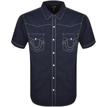 Product Image for True Religion Big T Western Shirt Navy