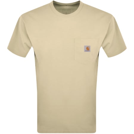 Product Image for Carhartt WIP Pocket Short Sleeved T Shirt Beige