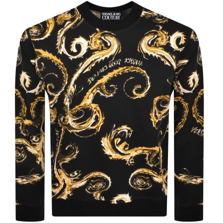 Product Image for Versace Jeans Couture Baroque Sweatshirt Black