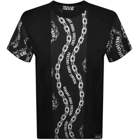 Product Image for Versace Jeans Couture Chain T Shirt Black