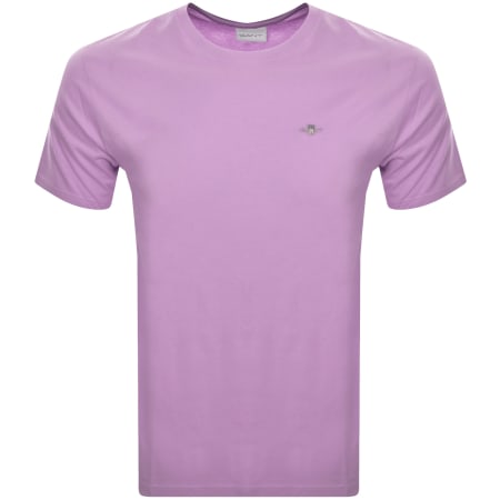 Product Image for Gant Original Regular Shield T Shirt Lilac