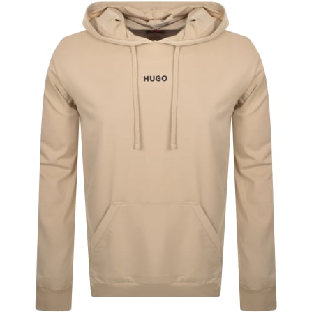 Recommended Product Image for HUGO Linked Hoodie Beige