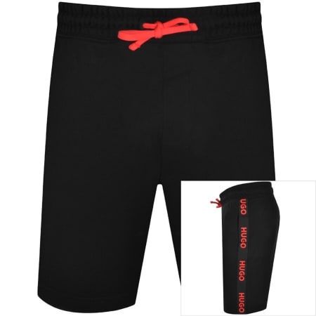 Product Image for HUGO Lounge Sporty Logo Shorts Black