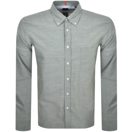 Recommended Product Image for BOSS Rickert M Long Sleeved Shirt Green