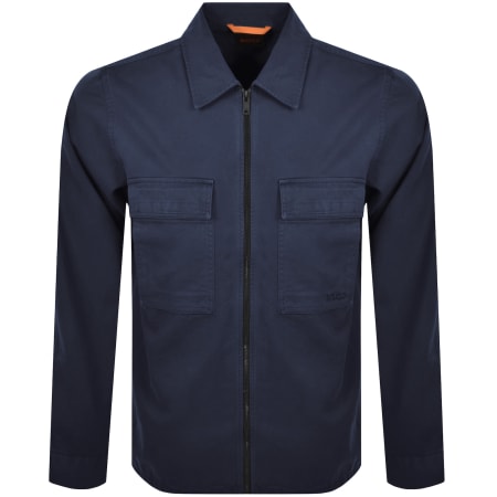 Recommended Product Image for BOSS Lovel Full Zip Overshirt Blue