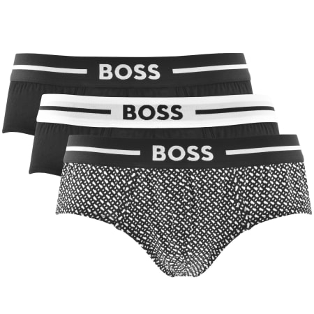 Product Image for BOSS Underwear 3 Pack Bold Briefs Black