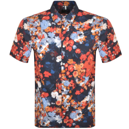 Product Image for Ted Baker Camo Floral Shirt Navy