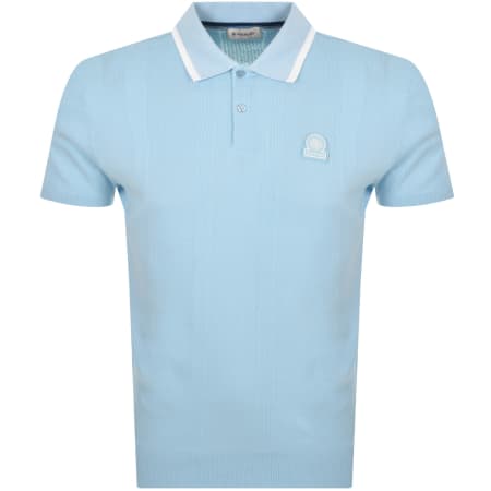 Product Image for Sandbanks Two Tone Polo T Shirt Blue