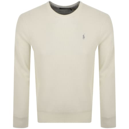 Recommended Product Image for Ralph Lauren Crew Neck Knit Jumper Off White