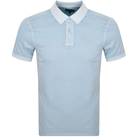 Product Image for Barbour Terra Dye Short Sleeve Polo Blue