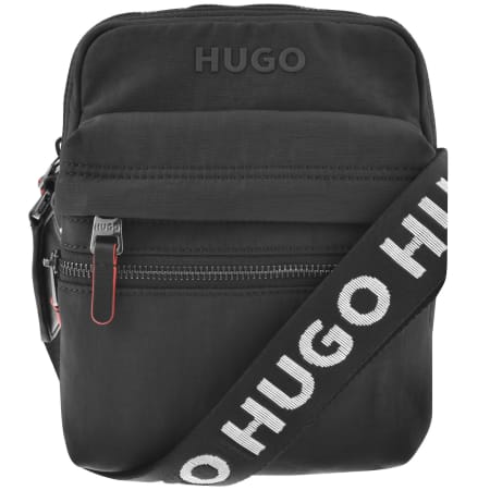 Product Image for HUGO Stewie Zip Bag Black