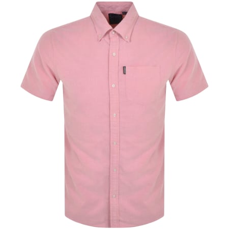 Product Image for Superdry Vintage Oxford Short Sleeved Shirt Pink