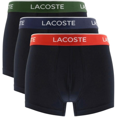Product Image for Lacoste Underwear Triple Pack Trunks Navy