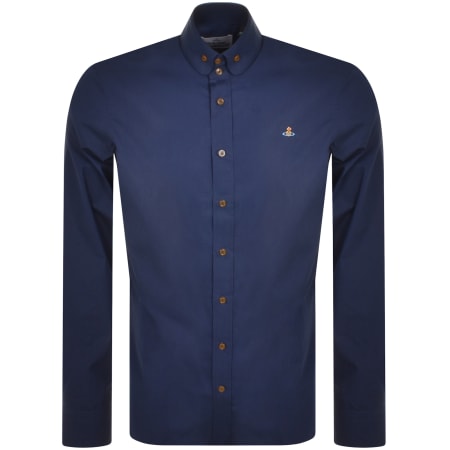 Product Image for Vivienne Westwood Krall Long Sleeved Shirt Navy