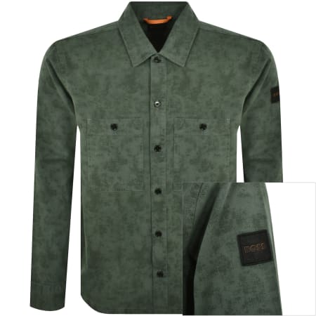 Product Image for BOSS Locky 2 Overshirt Jacket Green