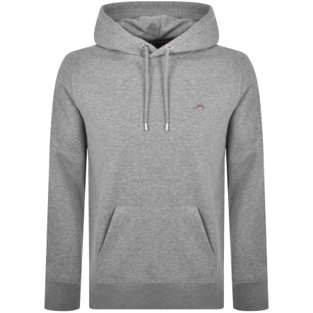 Recommended Product Image for Gant Regular Shield Hoodie Grey