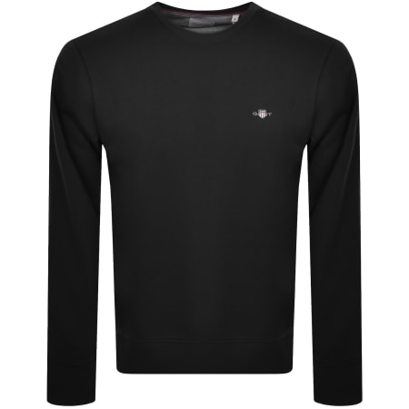 Product Image for Gant Regular Shield Crew Neck Sweatshirt Black