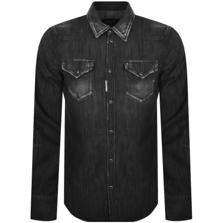 Product Image for DSQUARED2 Classic Western Denim Shirt Black