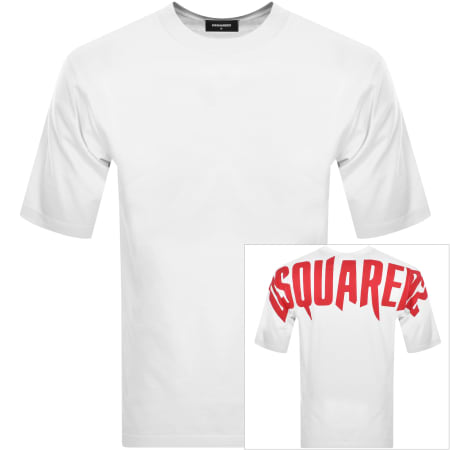 Product Image for DSQUARED2 Loose Fit T Shirt White
