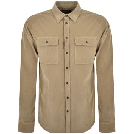 Product Image for DSQUARED2 Corduroy Shirt Beige