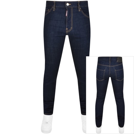 Recommended Product Image for DSQUARED2 Cool Guy Slim Fit Jeans Navy