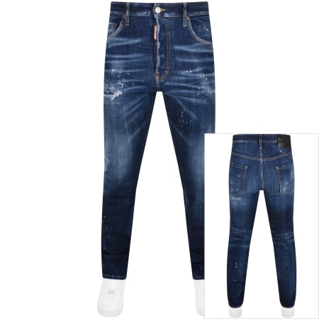 Recommended Product Image for DSQUARED2 Mid Wash 642 Regular Fit Jeans Blue