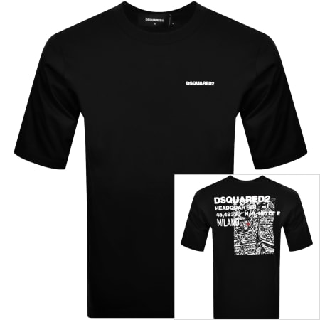 Product Image for DSQUARED2 Loose Fit T Shirt Black