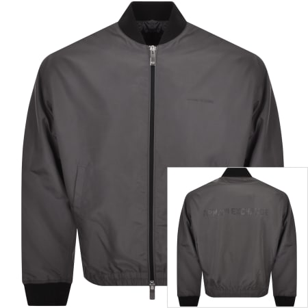 Product Image for Armani Exchange Bomber Jacket Grey