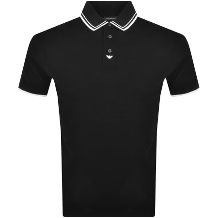 Recommended Product Image for Emporio Armani Short Sleeved Polo T Shirt Black
