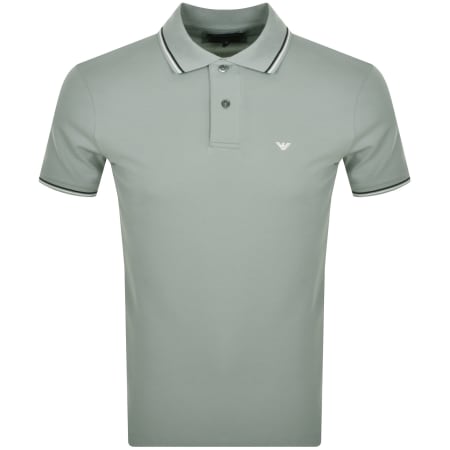 Recommended Product Image for Emporio Armani Short Sleeved Polo T Shirt Grey