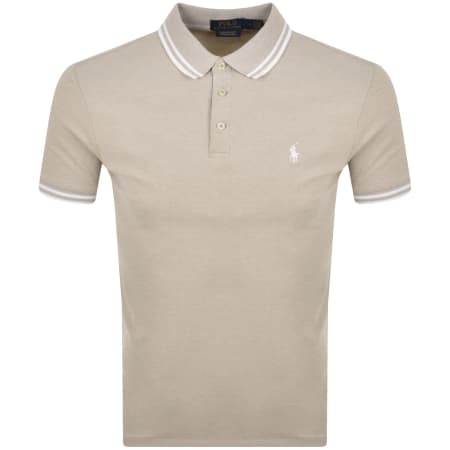 Product Image for Ralph Lauren Classic Slim Fit Polo T Shirt Beige