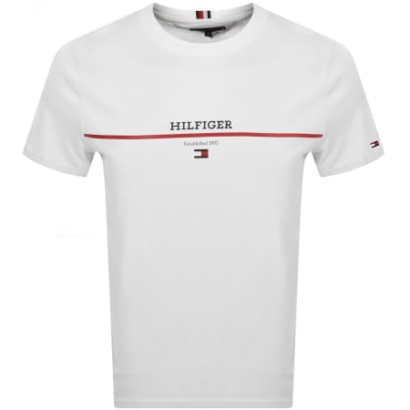 Product Image for Tommy Hilfiger Logo T Shirt White