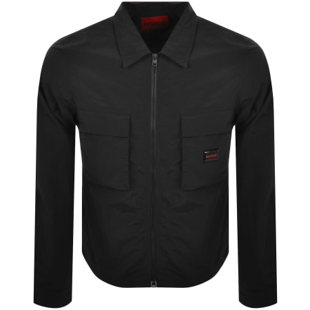 Product Image for HUGO Eselio Overshirt Black