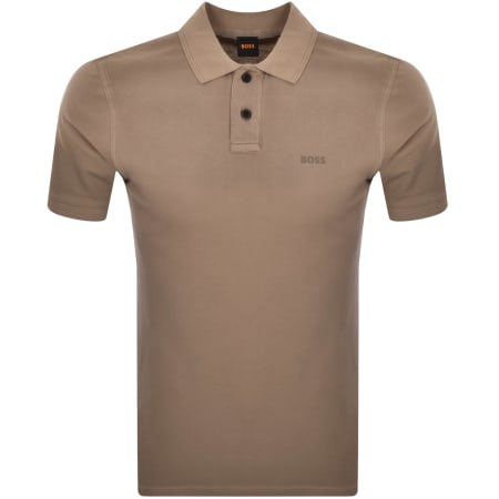 Product Image for BOSS Prime Polo T Shirt Brown