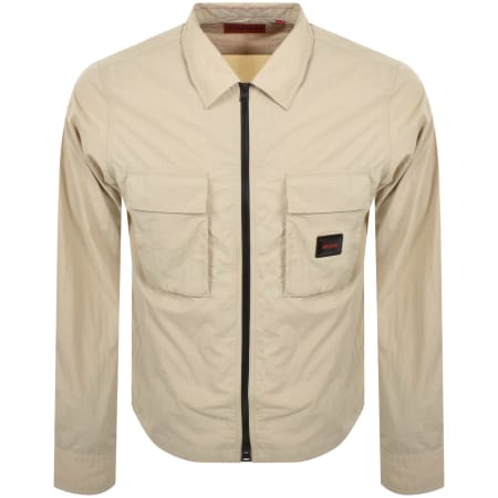 Recommended Product Image for HUGO Eselio Overshirt Beige