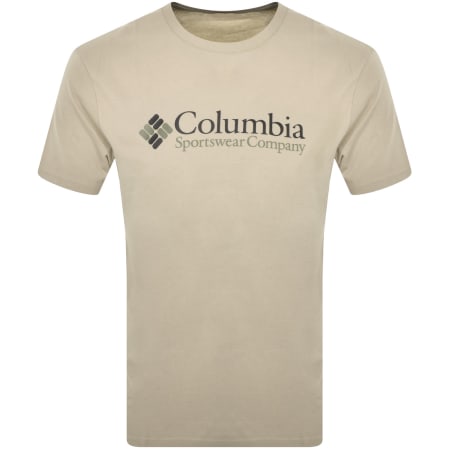 Product Image for Columbia Basic Logo T Shirt Beige