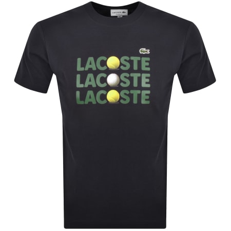 Product Image for Lacoste Crew Neck T Shirt Navy