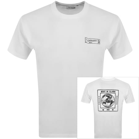 Product Image for Carhartt WIP Stamp Short Sleeved T Shirt White