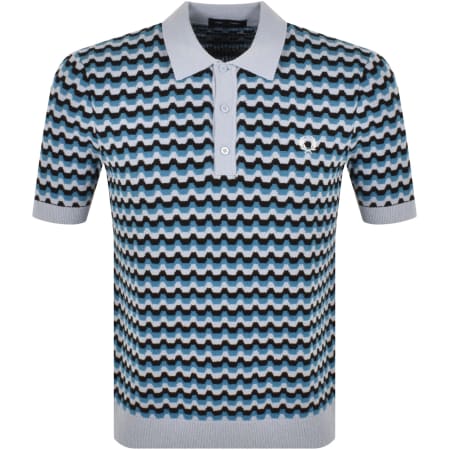 Product Image for Fred Perry Knitted Polo T Shirt Blue