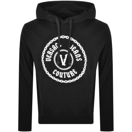 Product Image for Versace Jeans Couture Logo Hoodie Black