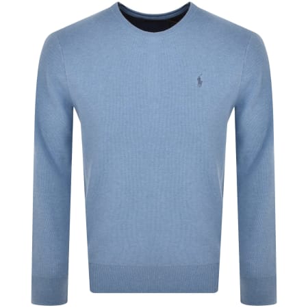 Product Image for Ralph Lauren Crew Neck Knit Jumper Blue