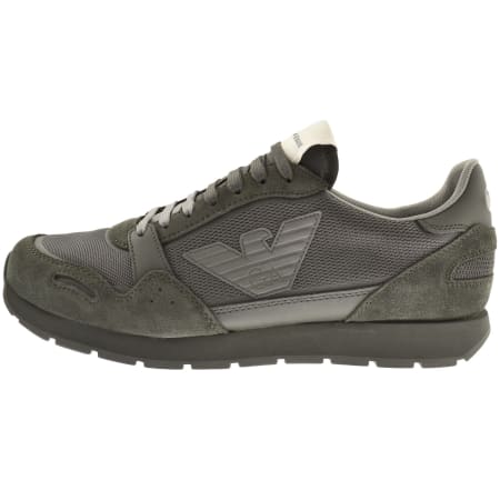 Product Image for Emporio Armani Logo Trainers Green