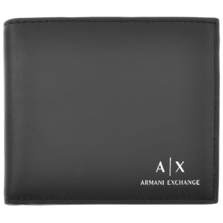 Product Image for Armani Exchange Bifold Logo Wallet Black