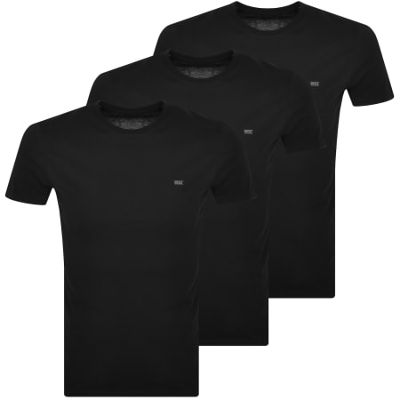 Product Image for Diesel UMTEE Jake 3 Pack T Shirts Black
