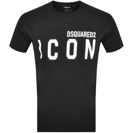 Recommended Product Image for DSQUARED2 Logo T Shirt Black