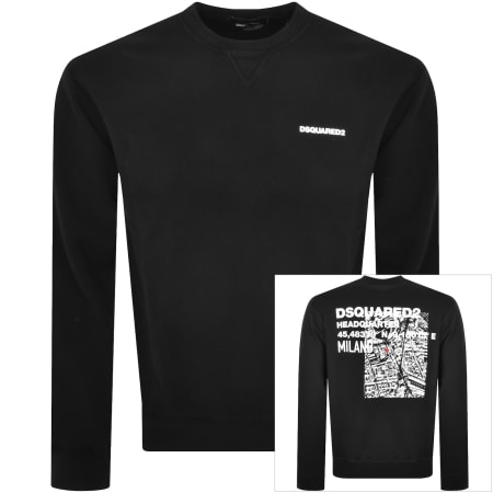 Recommended Product Image for DSQUARED2 Logo Sweatshirt Black