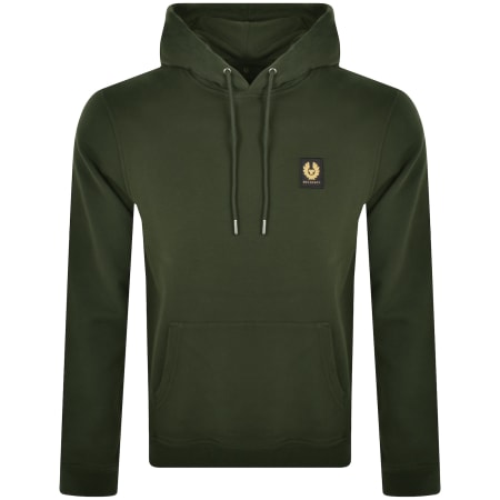 Product Image for Belstaff Logo Pullover Hoodie Green